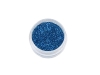 Glitterpoeder Royalblauw gemengd met acryl.